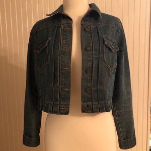 Life in Progress Cropped Denim Jacket